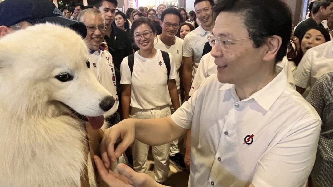 Singapore dog 'running for Paw-liament' meets PM Lawrence Wong